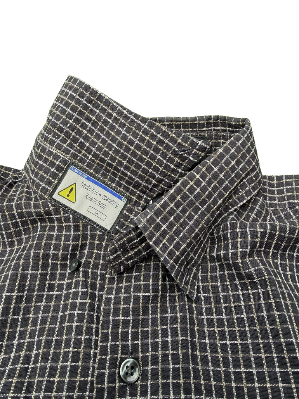 Walkman Button Up B&W