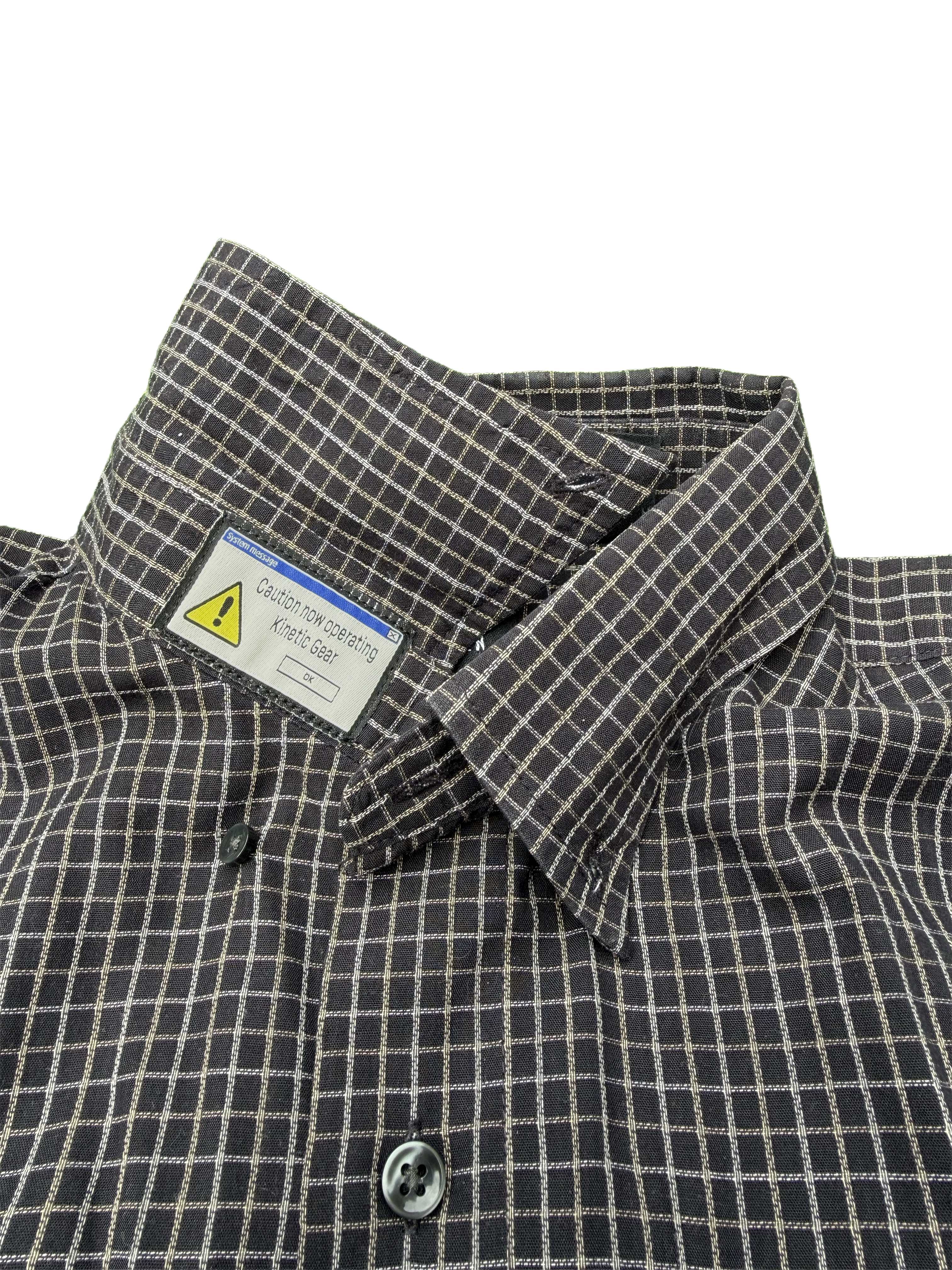 Walkman Button Up B&W